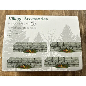 Department 56 "Harvest Fields Stone Fence" #4047611 New